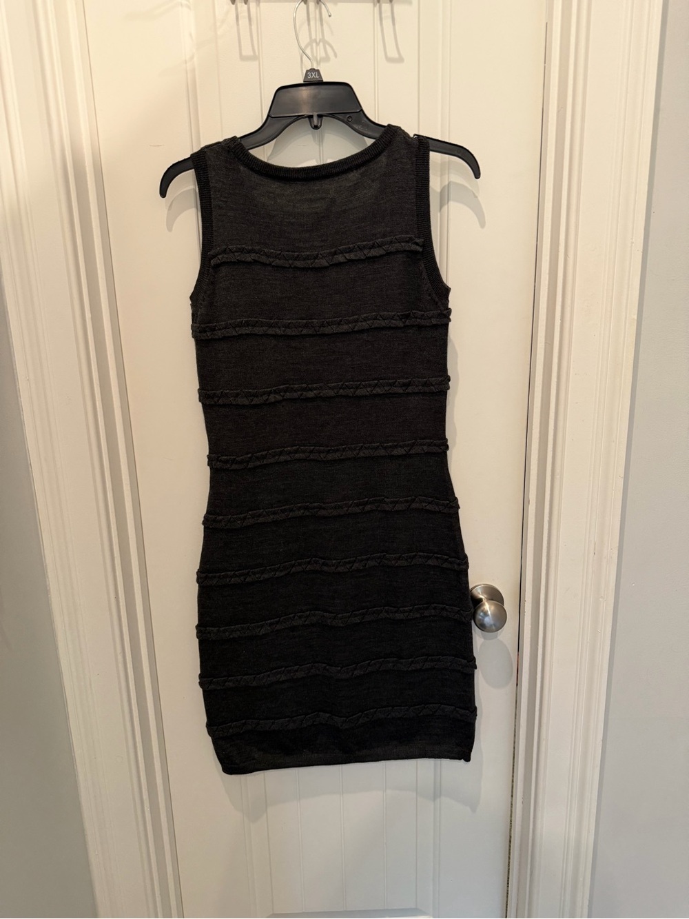 Calvin Klein Black Textured Mini Dress Size XS Like New